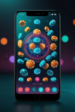 Smartphone con app casino Pistolo